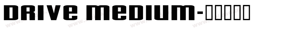 Drive Medium字体转换